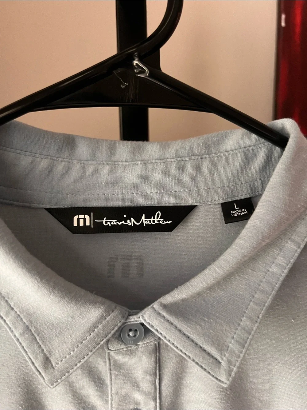 Travis Mathew Light blue/ gray Polo Shirt